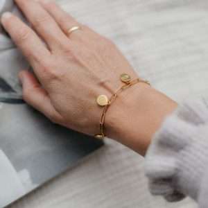 Gouden armband - Johannes 10:10 - Levenshuis