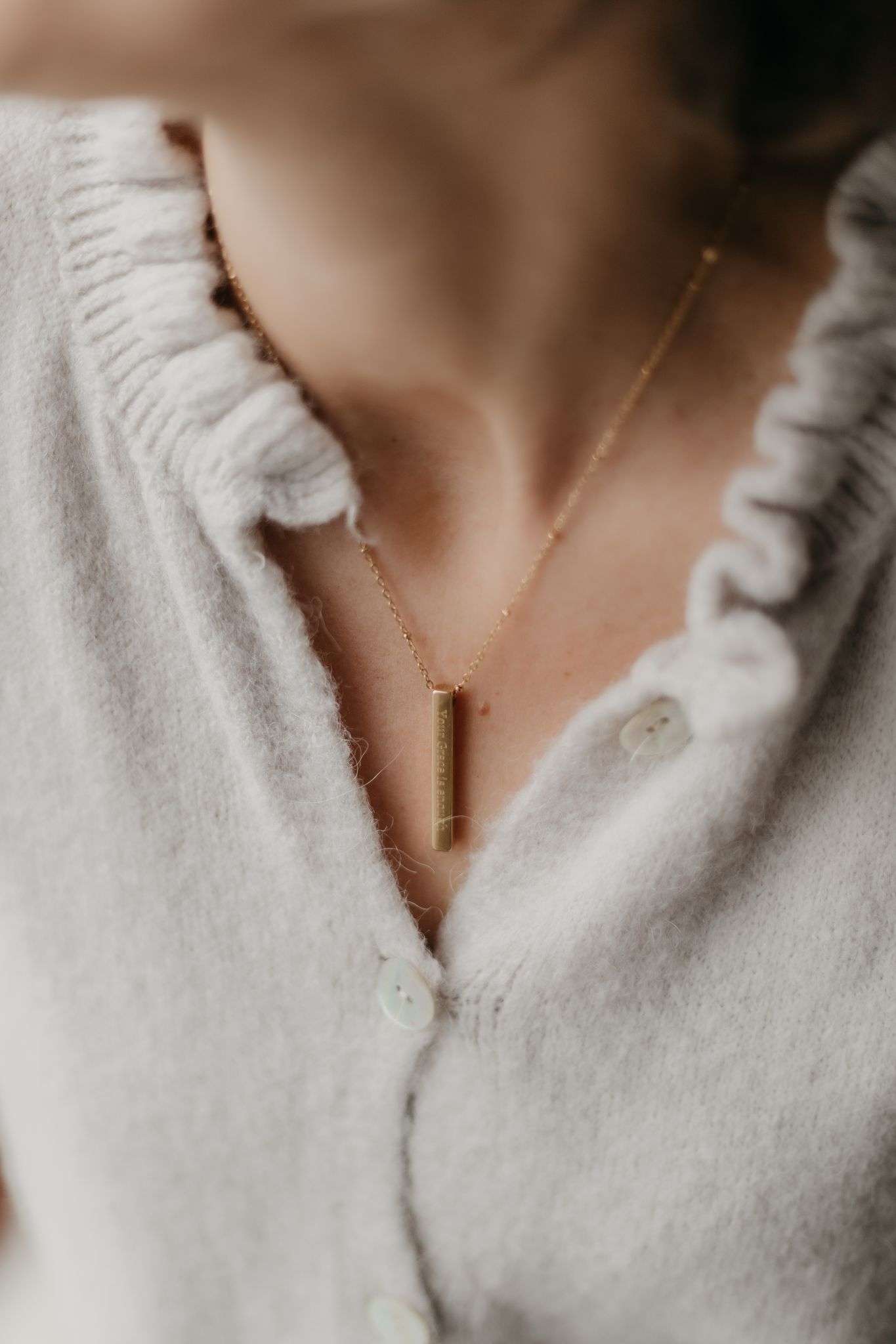 Gouden ketting - Your grace is enough - Afbeelding 4