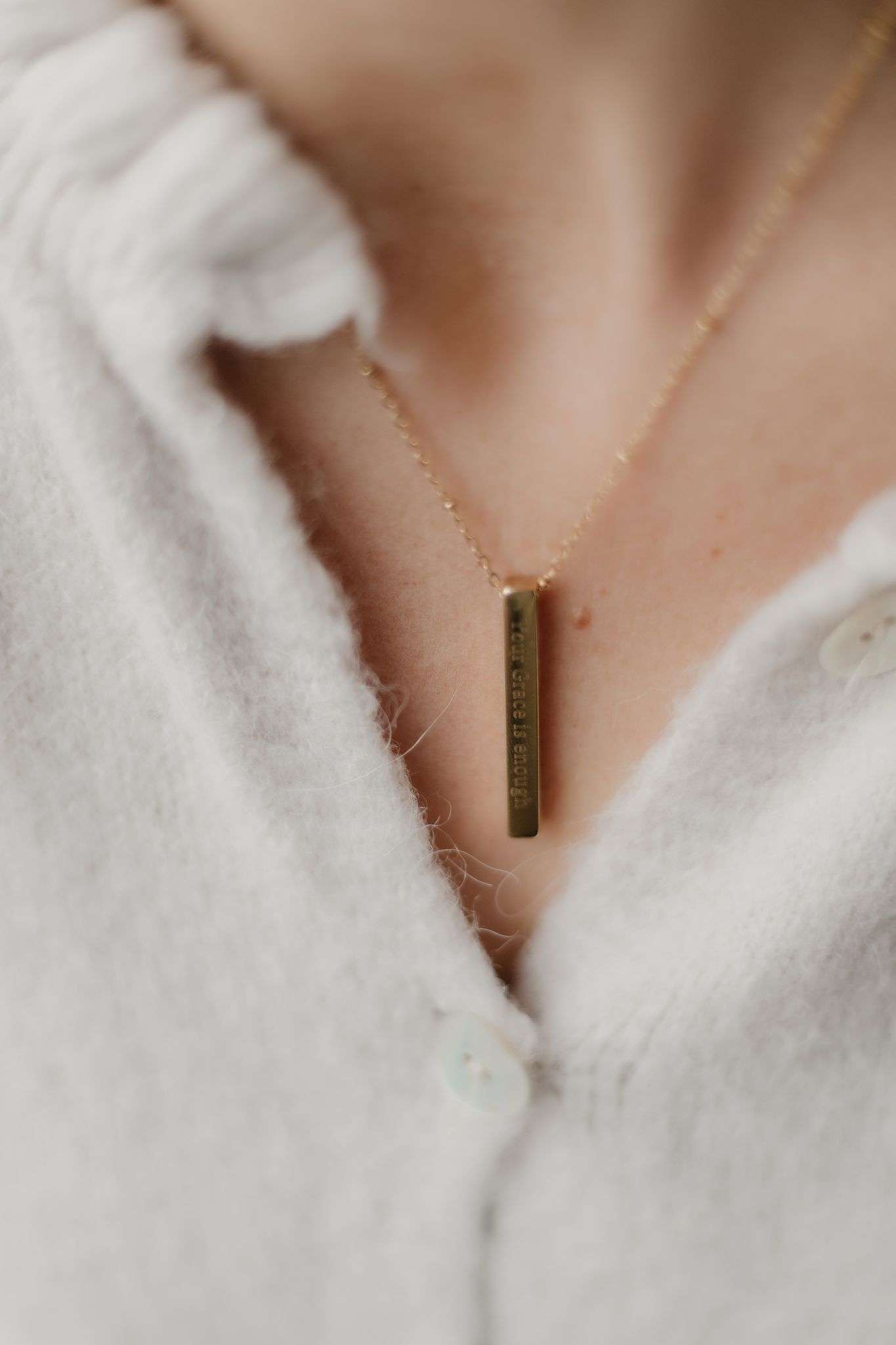 Gouden ketting - Your grace is enough