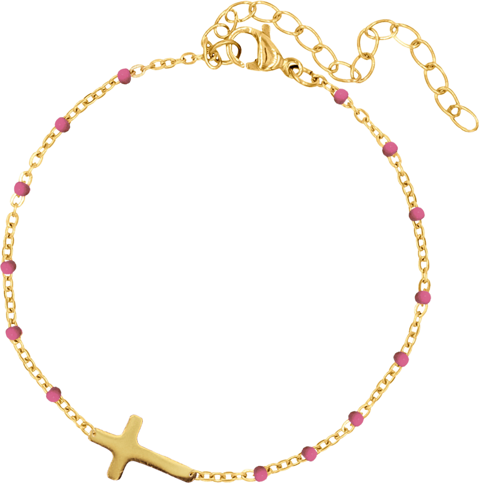 Gouden armband - Your Grace is Enough - Kruis - UITVERKOCHT - Afbeelding 3