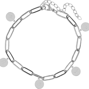 Armband rvs zilver - Levenshuis - Johannes 10:10